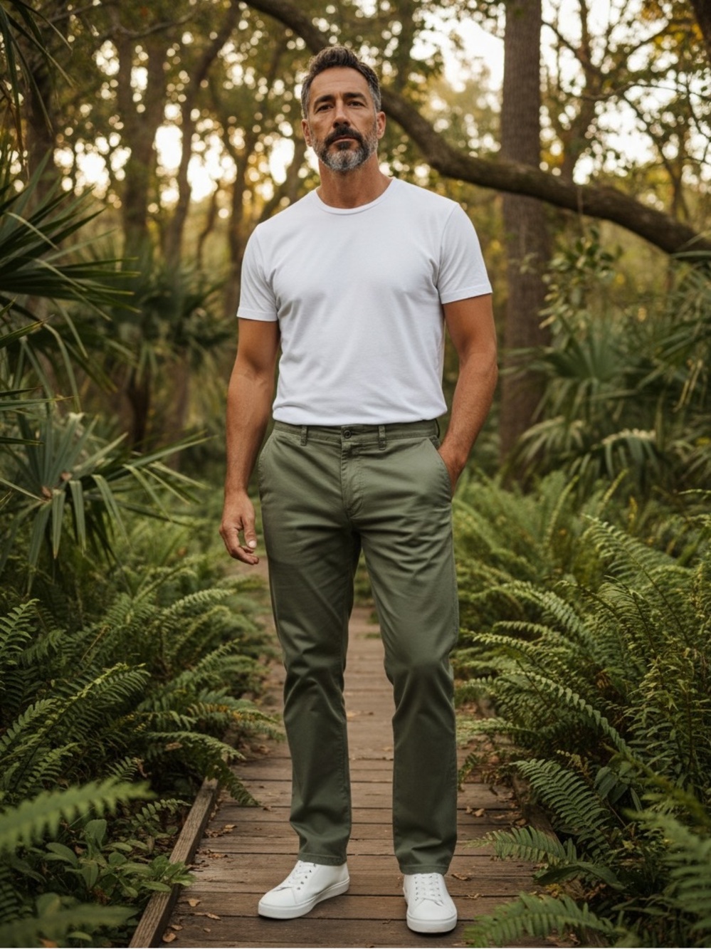 Tommy Bahama Olive Green Chino Pants 33x34